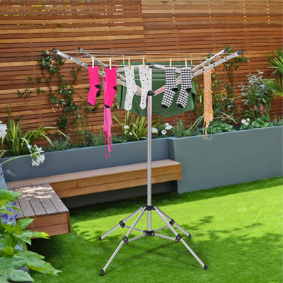 Sèche-linge Pliable Pop-up Homebase - 4 Bras - étendoir à Vêtements Portable (neuf)