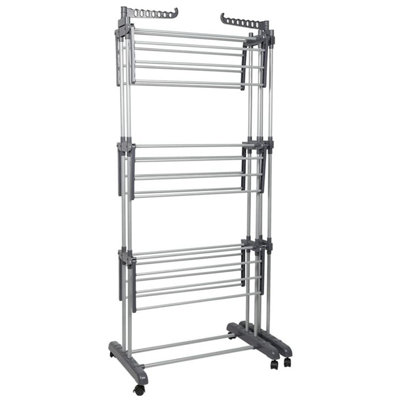 Taylor & Brown 4-Tier Foldable Stainless Steel Clothes Drying Rack ...