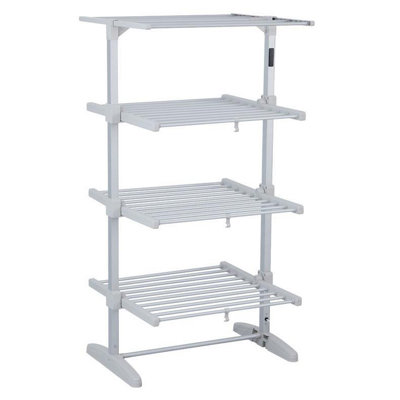 Taylor & Brown 4 Tier Heated Clothes Airer, 330W Energy-Efficient ...