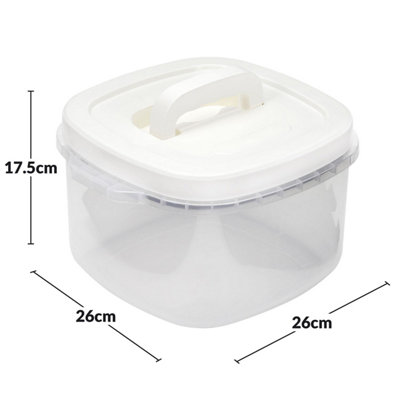 Aazon.co: LUGBING Rice Dispenser, Airtight Food Dispenser With Easuring Cup, Large Dry Rice