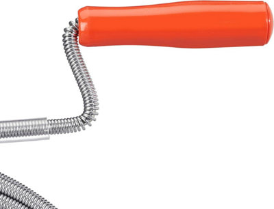 Taylor & Brown 5M Drain Unblocker Tool, Flexible Plumbing Snake with 9mm Claw, Sink & Drain Auger for Blockage Removal