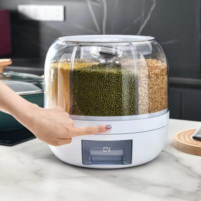 Wokex - Dispenser Automatico Per Cereali A Parete Per Contenitori Per Alimenti Secchi Per Riso Articoli Da Cucina Bottiglie 8108946357638 - Foto 14