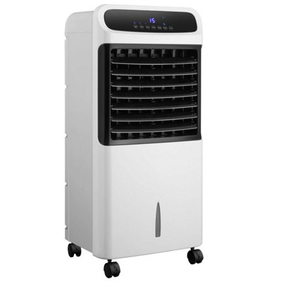 Taylor & Brown 80W 4-in-1 Portable Air Cooler, Humidifier & Purifier with Ionizer, LED Screen, Remote, Timer & 12L Tank