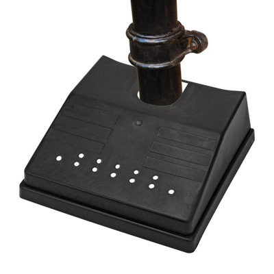 Taylor & Brown Black Plastic Outdoor Drain CoverAntiLeaf Blockage Guard for Garden Grates, Easy LeafFree Drainage