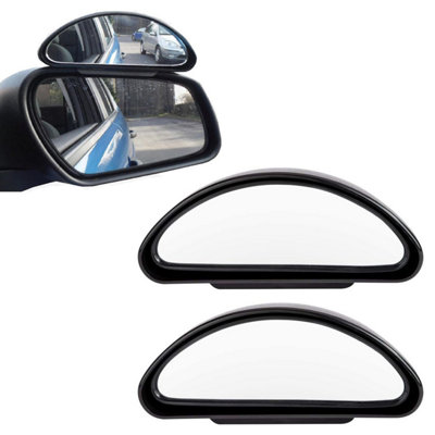 Taylor & Brown Blind Spot Mirrors 2 Pack, Large Adjustable Wide Angle Rear View for Cars Safety Auxiliary Universal Fit