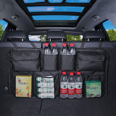 Taylor & Brown Car Boot Organiser Foldable, Waterproof Travel Storage with Multi Pockets, Back seat Cover, Space Saving Design