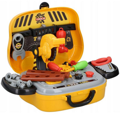 Taylor & Brown DIY Tool Playset Kids Pretend Play Workbench with Saw ...