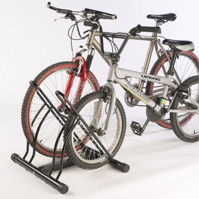 Taylor & Brown Double Twin Bike Stand Heavy Duty Reversible Rack for ...