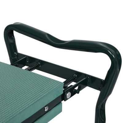 Taylor & Brown Garden Kneeler Seat with Handles, Tool Bag & GlovesFoldable, Lightweight Stool & EVA Foam Kneeling Pad
