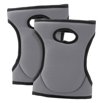 Taylor & Brown Gardening Knee Pads, Soft Foam Cushion, Double Straps, Protective for Garden, Cleaning & Floors (Grey)