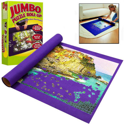 Keenso – Tapis Roulant Pour Puzzle 3000 Pièces – Tube Gonflable – Sac De Rangement – Bleu – Accessoire De Stockage