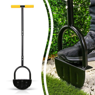 Taylor & Brown Lawn Edging ToolStep Edger with Long Handle for Garden Borders, Perfect Gardening Tool for Neat Lawn Edges