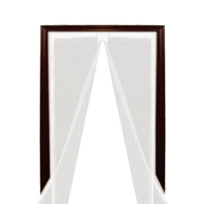 Black Magic Curtain Door Mesh Mosquito Fly Bug Insect Net Screen Magnetic Pins Fastening
