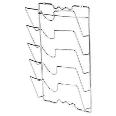 Taylor & Brown Wall or Door Mounted Kitchen Cupboard Rack - Metal Wire ...