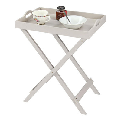 Taylor & Brown Wooden Folding Butler Tray Table Portable Breakfast ...
