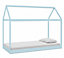 Taylor Kids Wooden Bed Single House, Pastel Blue
