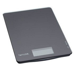 Taylor Pro Black Glass 5kg Digital Dual Kitchen Scale