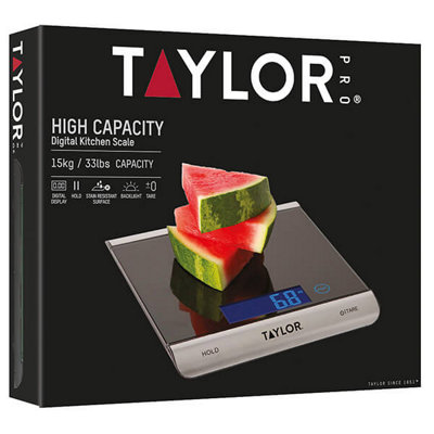 Taylor Pro High Capacity 15kg Digital Kitchen Scale