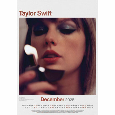 Taylor Swift 2025 A3 Wall Calendar Multicoloured (42cm x 30cm)