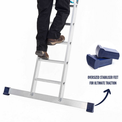 TB Davies 2.5m Professional Double Extension Ladder (4.0m)