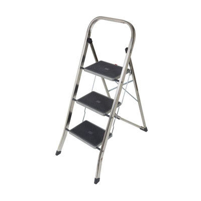 TB Davies 3 Tread Slimline Aluminium Step Stool