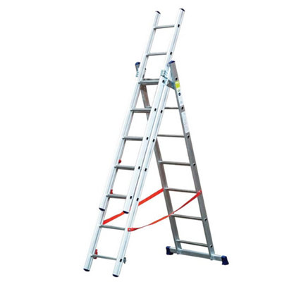 TB Davies 4Way 2.0m Combination Ladder (4.3m) | DIY at B&Q