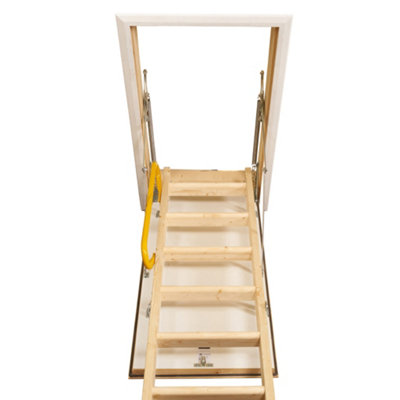 TB Davies EnviroFold 3-Section Timber Loft Ladder (2.8m)