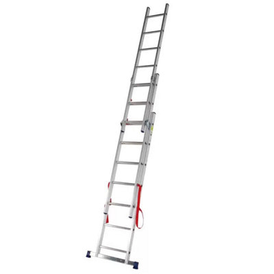 TB Davies Light Duty 4-in-1 Combination Extension Ladder, 7+7+7 Rungs ...