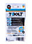 TBolt Heavy Duty Metal PLASTERBOARD FixingTrade Bag of 8 Holds up to 65kg per Fixing