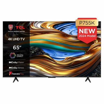 TCL 65P755K 65inch 4K UHD LED SMART TV WiFi Freeview PLAY