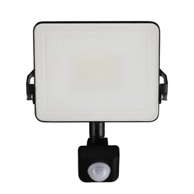 TCP 20W LED Floodlight with PIR Motion Sensor, Efficient Outdoor Light with Screwless Connector