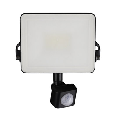 TCP 20W LED Floodlight with PIR Motion Sensor, Efficient Outdoor Light with Screwless Connector