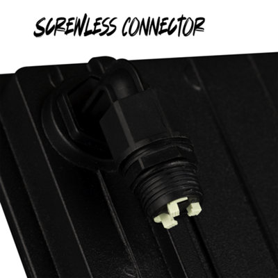TCP 30W LED Floodlight with PIR Motion Sensor, Efficient Outdoor Light with Screwless Connector
