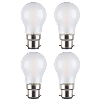 TCP 4PC Warm White Dimmable Mini Globe LED Lightbulb 4.2W 470Lm B22