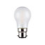 TCP 4PC Warm White Dimmable Mini Globe LED Lightbulb 4.2W 470Lm B22