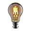 TCP 6PC Warm Vintage Instart Start LED Light Bulbs 4W 380Lm B22