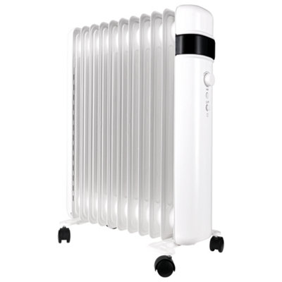 TCP Smart WiFi White Portable Free-Standing Oil 11 Finned Radiator 2500w