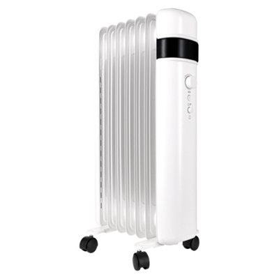 TCP Smart WiFi White Portable Free-Standing Oil 7 Finned Radiator 1500w