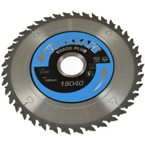 TCT Circular Saw Blade 190mm x 30mm 40tpu Pack of 1 by Ufixt