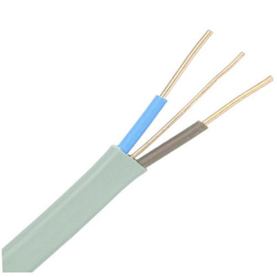 TE4-50 Wiring House Twin & Earth Cable 4.0mm² Grey 32 Amps 50M