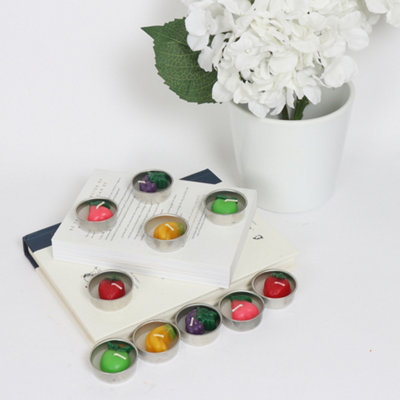 Tea Light Candle Set of 10 Fruit Themed Tea Lights by Laeto Ageless Aromatherapy - FREE DELIVERY INCLUDED - 5