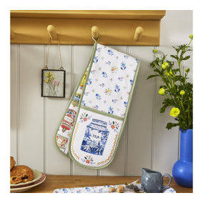 Tea Tins Food and Drink  Double Oven Glove