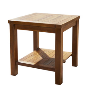 Teak Outdoor Square Side Table