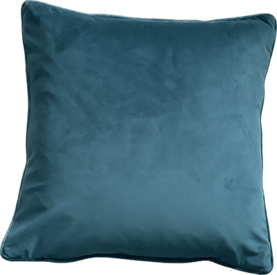 Teal Blue Abstract Art Artwork Cushion,45x45cm