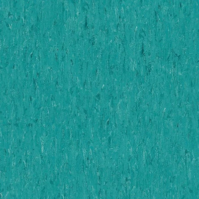 Teal Blue Tile Effect Slip-Resistant Contract Commercial Heavy-Duty Flooring with 2.0mm Thickness-5m(16'4") X 2m(6'6")-10m²