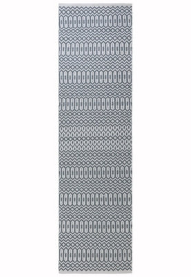 Teal Outdoor Rug, Geometric Stain-Resistant Rug For Patio Balcony Garden, 2mm Modern Outdoor Area Rug-200cm X 290cm