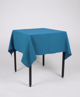 Teal Square Tablecloth 121cm x 121cm  (48" x 48")