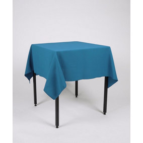 Teal Square Tablecloth 121cm x 121cm  (48" x 48")
