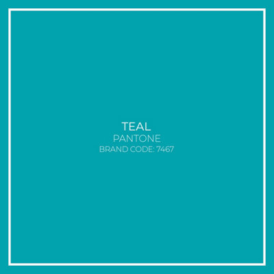 Teal Toughened Glass Kitchen Splashback - 700mm x 700mm