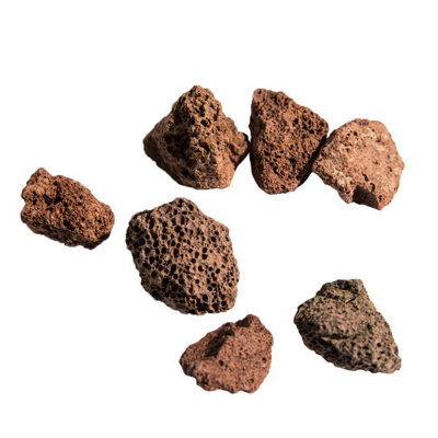 Teamson Home 3kg Lava Rocks for Outdoor Fire Pit, Natural Fire Stones ...